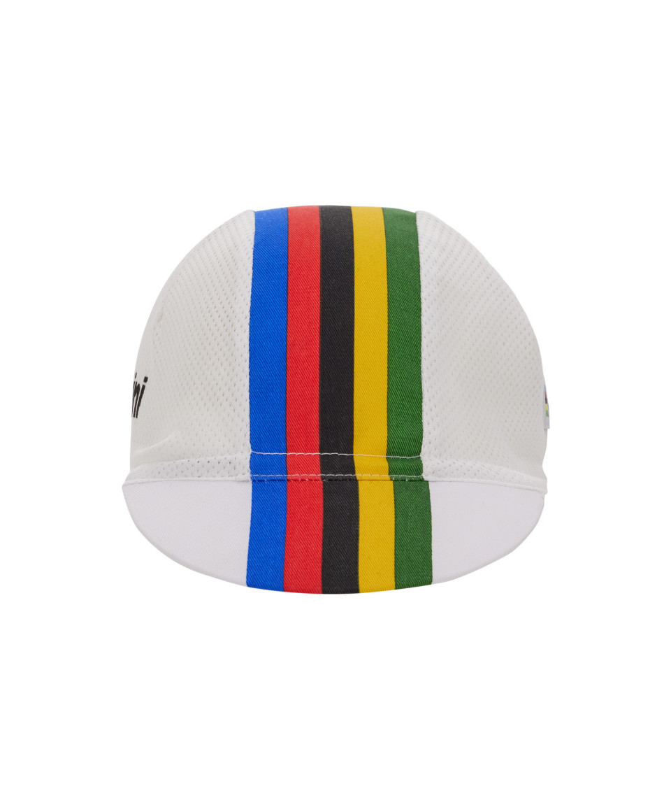 Gorra cicl UCI WC bco UNI