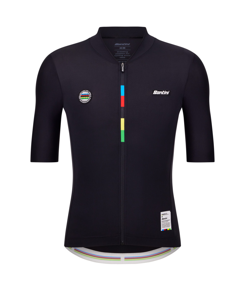 Jersey UCI WC Mondo Negro XL - Imagen 2