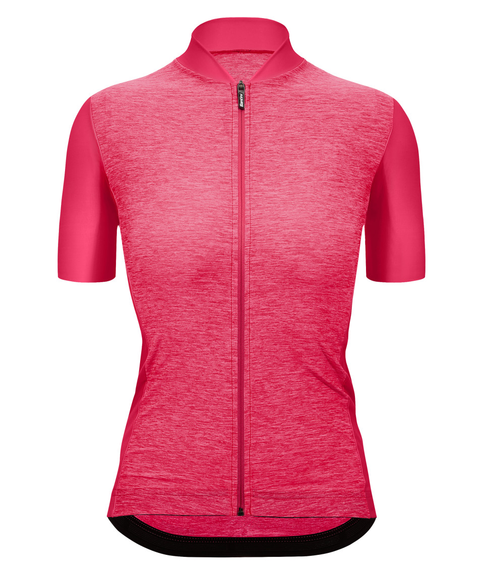 Jersey Mujer Color Puro Color Rosa Mex T-L 