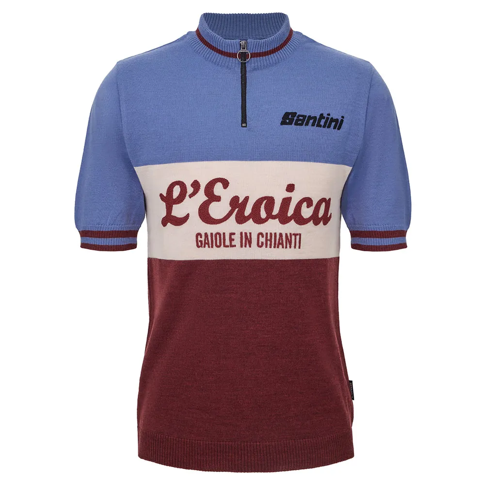 Jersey Eroica lana azu  - Imagen 3