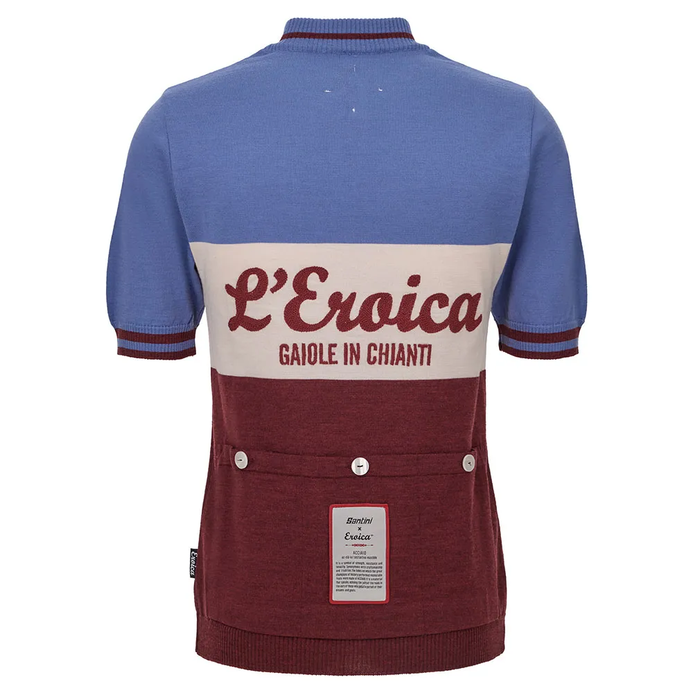 Jersey Eroica lana azu L